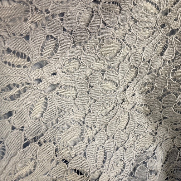 LC Lauren Conrad Light Blue Lace Tunic - Picture 14 of 16